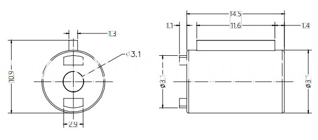Barrel Damper Drawing of DY09A Barrel Damper Drawing of DY09A